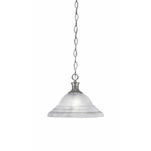 Chain - 1 Light Chain Hung Pendant-9.25 Inches Tall and 12 Inches Wide - 1290488