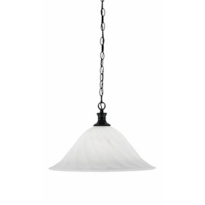 Chain - 1 Light Chain Hung Pendant-12.25 Inches Tall and 20 Inches Wide