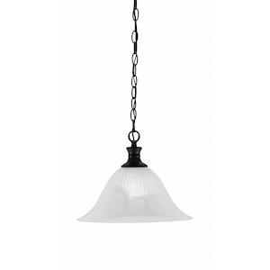 Chain - 1 Light Chain Hung Pendant-10.75 Inches Tall and 14 Inches Wide - 1290485