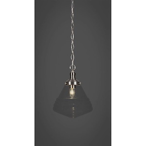 Juno - 1 Light Chain Hung Pendant-13 Inches Tall and 10 Inches Wide - 1025501
