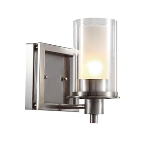 One Light Square Wall Sconce