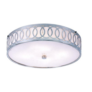 Modern - Four Light Semi-Flush Mount with Olympic Rings