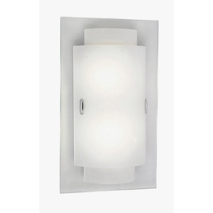 Two Light Double Rectangle Wall Sconce