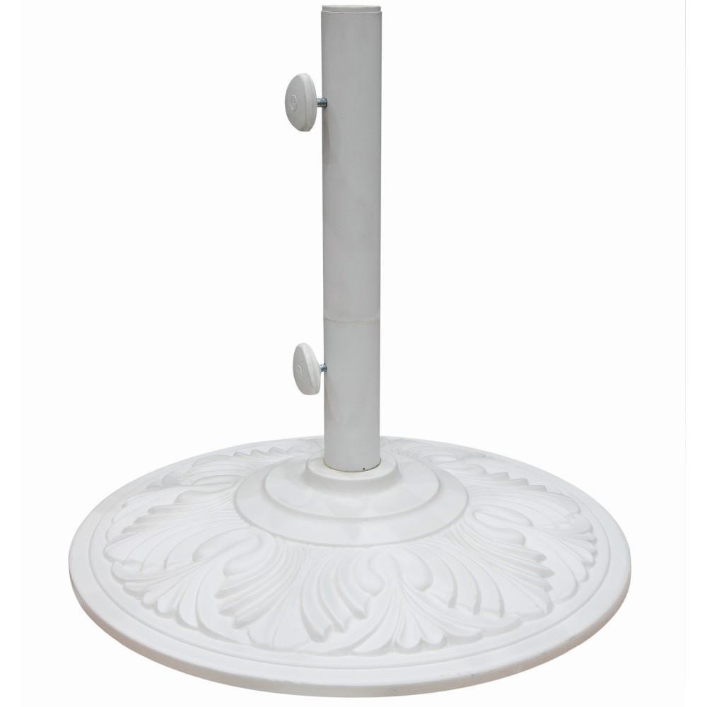Treasure Garden - BA50 - Cast Aluminum 50LB Umbrella Base with Art Deco ...