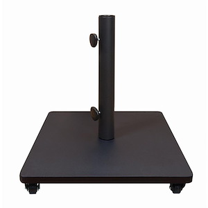 Steel 120LB Umbrella Base with Locking Casters