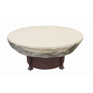 48 Inch to 54 Inch Round Fire Pit/Table/Ottoman Protective Cover