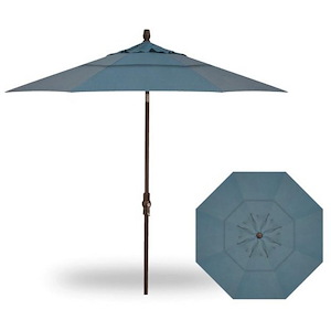 9 Foot Starlux Collar Tilt Round Market Umbrella