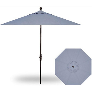9 Foot Collar Tilt Round Market Umbrella