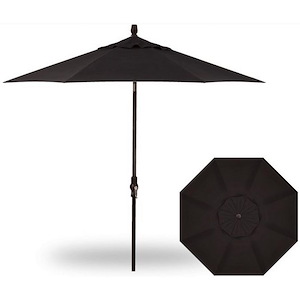 9 Foot Collar Tilt Round Market Umbrella - 1117881