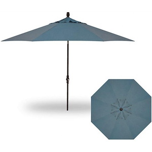 11 Foot Collar Tilt Round Market Umbrella