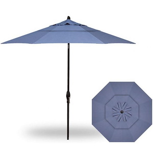 Replacement UM810 Umbrella Frame for Treasure Garden Umbrellas - Frame Only