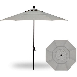 9 Foot Round Push Button Tilt Market Umbrella - 1117879