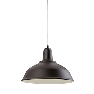 Essentials by Troy TRM Bryson-1 Light Pendant-16 Inches Wide by 9.25 Inches High
