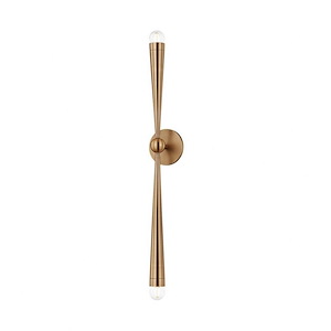 Keanu - 2 Light Wall Sconce-33.75 Inches Tall and 4.75 Inches Wide - 1296098