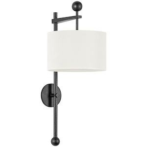 Tisbury - 1 Light Plug-in Wall Sconce-27.5 Inches Tall and 11 Inches Wide