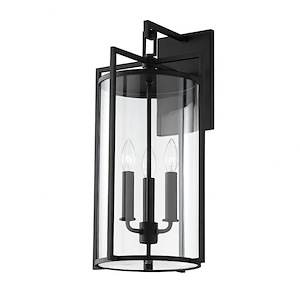 Percy - 3 Light Outdoor Wall Mount In Industrial Style-21.5 Inches Tall and 11 Inches Wide