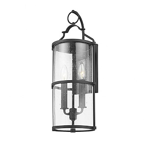 Burbank - 2 Light Outdoor Wall Mount In Transitional Style-20 Inches Tall and 8.25 Inches Wide - 1099522