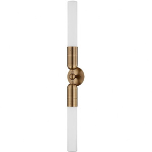 Darby - 2 Light Wall Sconce In Modern Style-36.25 Inches Tall and 4.75 Inches Wide