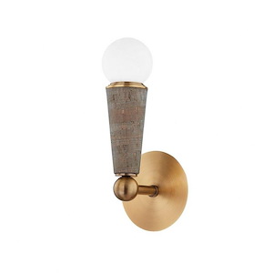 Dax - 1 Light Wall Sconce-12 Inches Tall and 5 Inches Wide