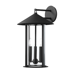 Long Beach - 3 Light Outdoor Wall Mount In Industrial Style-21.75 Inches Tall and 13 Inches Wide - 1099556