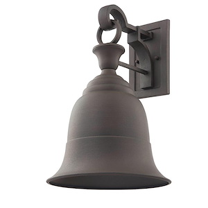 Liberty-1 Light Outdoor Wall Lantren-13 Inches Wide by 19.75 Inches High