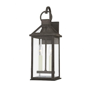 Sanders - 2 Light Wall Sconce In Country Style-18.75 Inches Tall and 6.75 Inches Wide