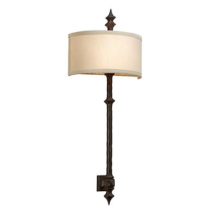 Umbria-2 Light Wall Sconce-12 Inches Wide by 28.5 Inches High