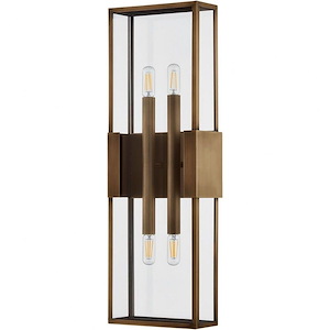 Santa Clara - 4 Light Wall Sconce In Modern Style-24 Inches Tall and 8.25 Inches Wide - 1328764