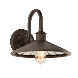Brooklyn-1 Light Wall Sconce-12 Inches Wide by 9.75 Inches High