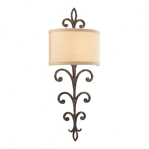 Crawford-2 Light Wall Sconce-11 Inches Wide by 25.75 Inches High - 1316988