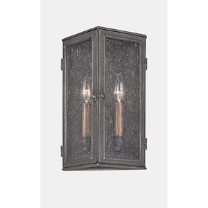 Bermuda-2 Light Medium Wall Sconce-8.5 Inches Wide by 13.38 Inches High