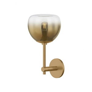 August - 1 Light Wall Sconce-15 Inch Tall and 7.75 Inch Wide