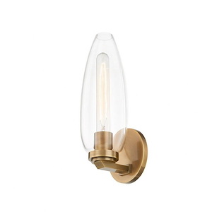 Fresno - 1 Light Wall Sconce-12.75 Inches Tall and 5 Inches Wide