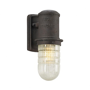 Dock Street-1 Light Outdoor Small Wall Mount-4.5 Inches Wide by 11.75 Inches High - 515710