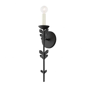 Florian - 1 Light Wall Sconce In Whimsical Style-19.5 Inches Tall and 4.75 Inches Wide