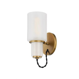 Lincoln - 1 Light Wall Sconce-8.75 Inches Tall and 15 Inches Wide