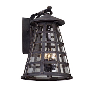 Benjamin-4 Light Outdoor Large Wall Lantren-12.5 Inches Wide by 17.5 Inches High