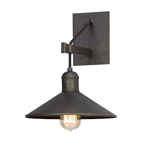 Mccoy-1 Light Wall Sconce-10 Inches Wide by 12.5 Inches High