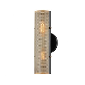 Mikka - 2 Light Wall Sconce-13.75 Inches Tall and 75 Inches Wide