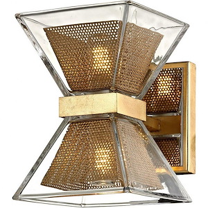 Expression - 2 Light Wall Sconce-7 Inches Tall and 5.25 Inches Wide
