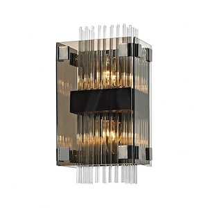 Apollo - 2 Light Wall Sconce-14 Inches Tall and 8 Inches Wide