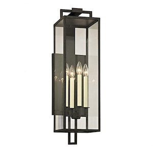 Beckham-4 Light Outdoor Wall Mount-8 Inches Wide by 28.5 Inches High - 722517