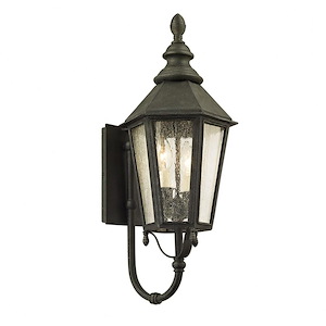 Savannah-2 Light Outdoor Wall Mount-9.5 Inches Wide by 23.25 Inches High