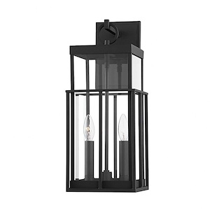 Longport - 2 Light Outdoor Wall Mount In Industrial Style-19.25 Inches Tall and 8 Inches Wide - 1099562