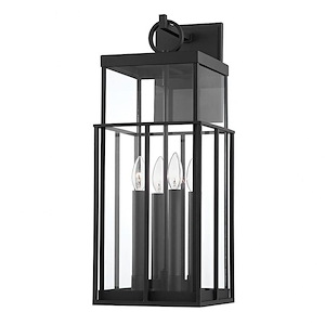 Longport - 4 Light Outdoor Wall Mount In Industrial Style-24.5 Inches Tall and 9.5 Inches Wide - 1099565