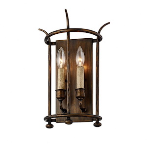 Paso Robles-2 Light Wall Sconce-10.25 Inches Wide by 15 Inches High - 729537