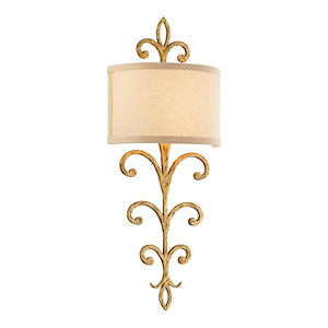 Crawford-2 Light Wall Sconce-11 Inches Wide by 25.75 Inches High