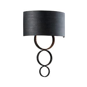 Rivington-2 Light Wall Sconce in Modern Style-12 Inches Wide by 17 Inches High