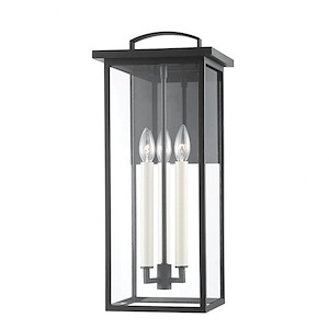 Eden - 4 Light Outdoor Wall Mount In Mission Style-22 Inches Tall and 9.5 Inches Wide - 1099545