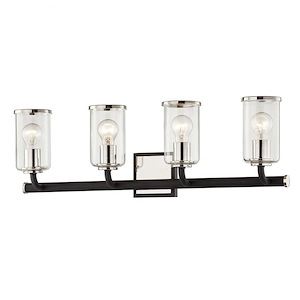Aeon-4 Light Bath Vanity in Industrial Style-28 Inches Wide by 9 Inches High - 1294388